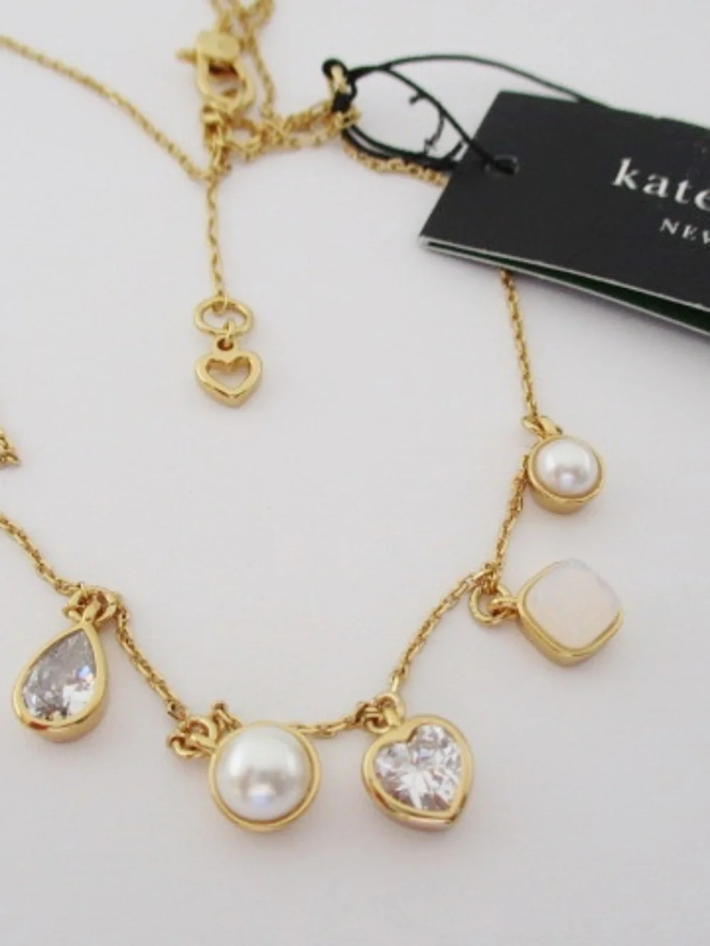 KATE SPADE - Bubbly Bezel Charm Necklace